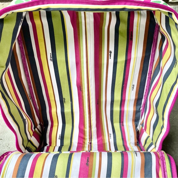 BRIGHTON Weekender Carry On Luggage travel bag suitcase rolling telescope handle - Picture 8 of 16